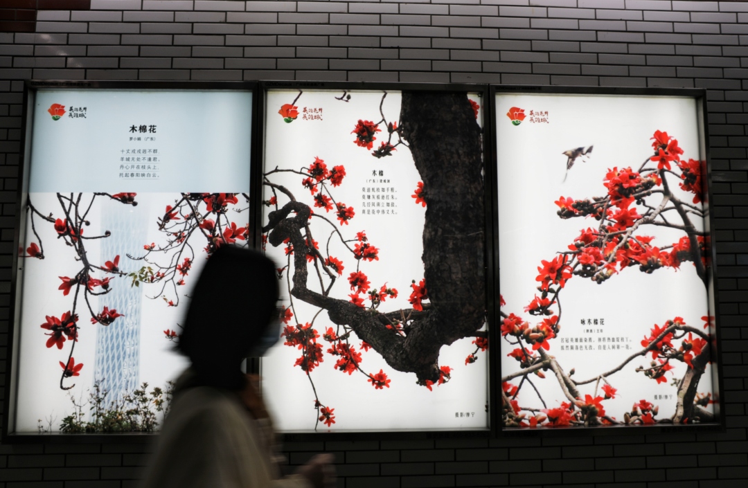 骆昌威20230302英雄花开英雄城 绘画摄影展走进地铁